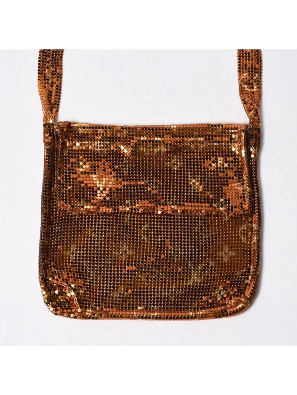 Louis Vuitton Shoulder Bag Monogram Mesh Francis Gold